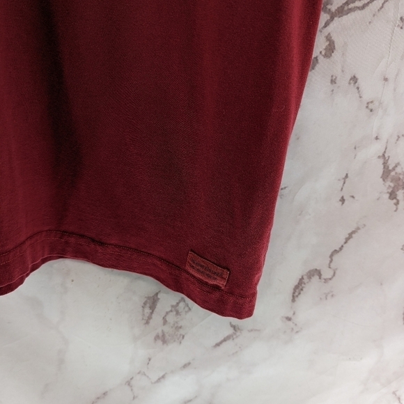 Life Is Good T Shirt Womens Small Red Snowman Winter Chillin And Grillin Cookout - Picture 5 of 9